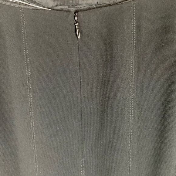 Carlisle Skirt Pleated Tulip Hem Black Back Zipper Clasp Closure Lined Women 14 - Picture 8 of 14